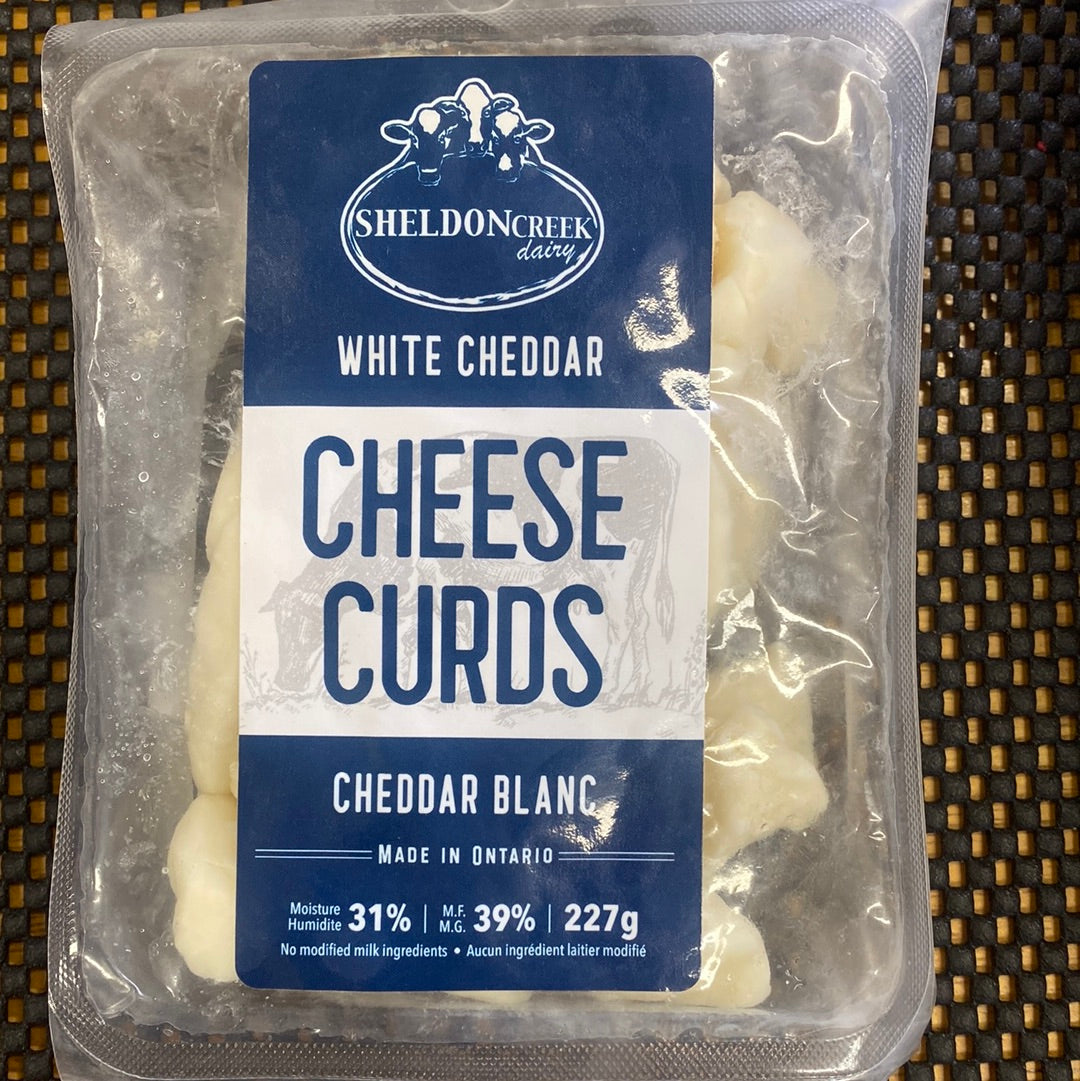 White Cheddar Cheese Curds Farm Store at Sheldon Creek Dairy