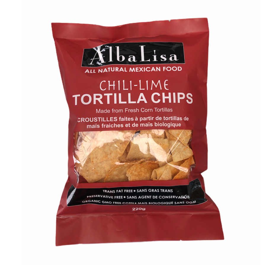 Alba Lisa Chili-Lime Corn Chips - From The Farmer.ca