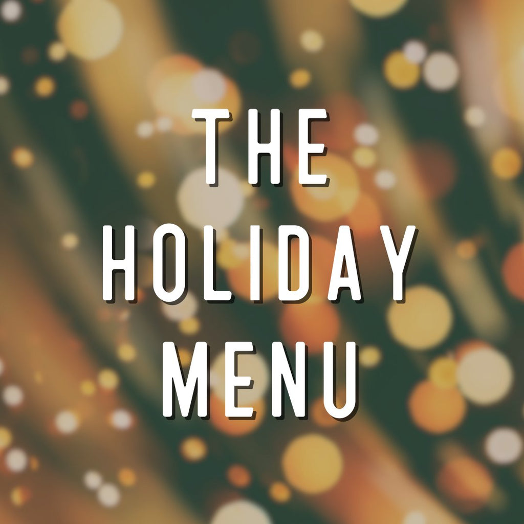 Holiday Menu