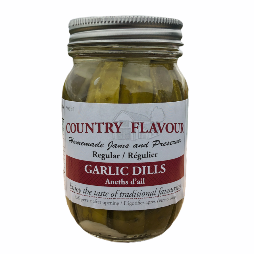 Garlic Dill Pickles 500mL - From The Farmer.ca